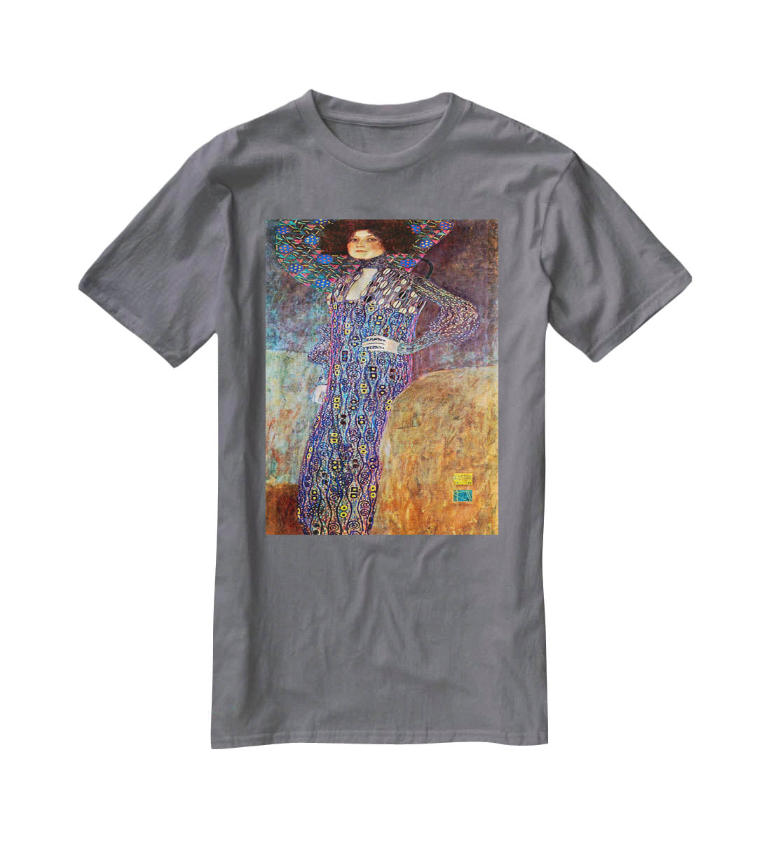 Portrait of Emily Floge by Klimt T-Shirt - Canvas Art Rocks - 3