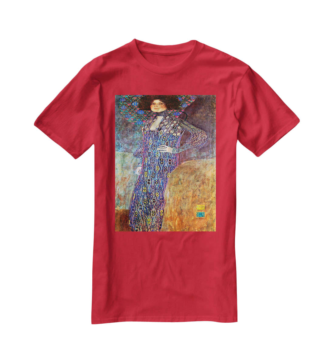Portrait of Emily Floge by Klimt T-Shirt - Canvas Art Rocks - 4