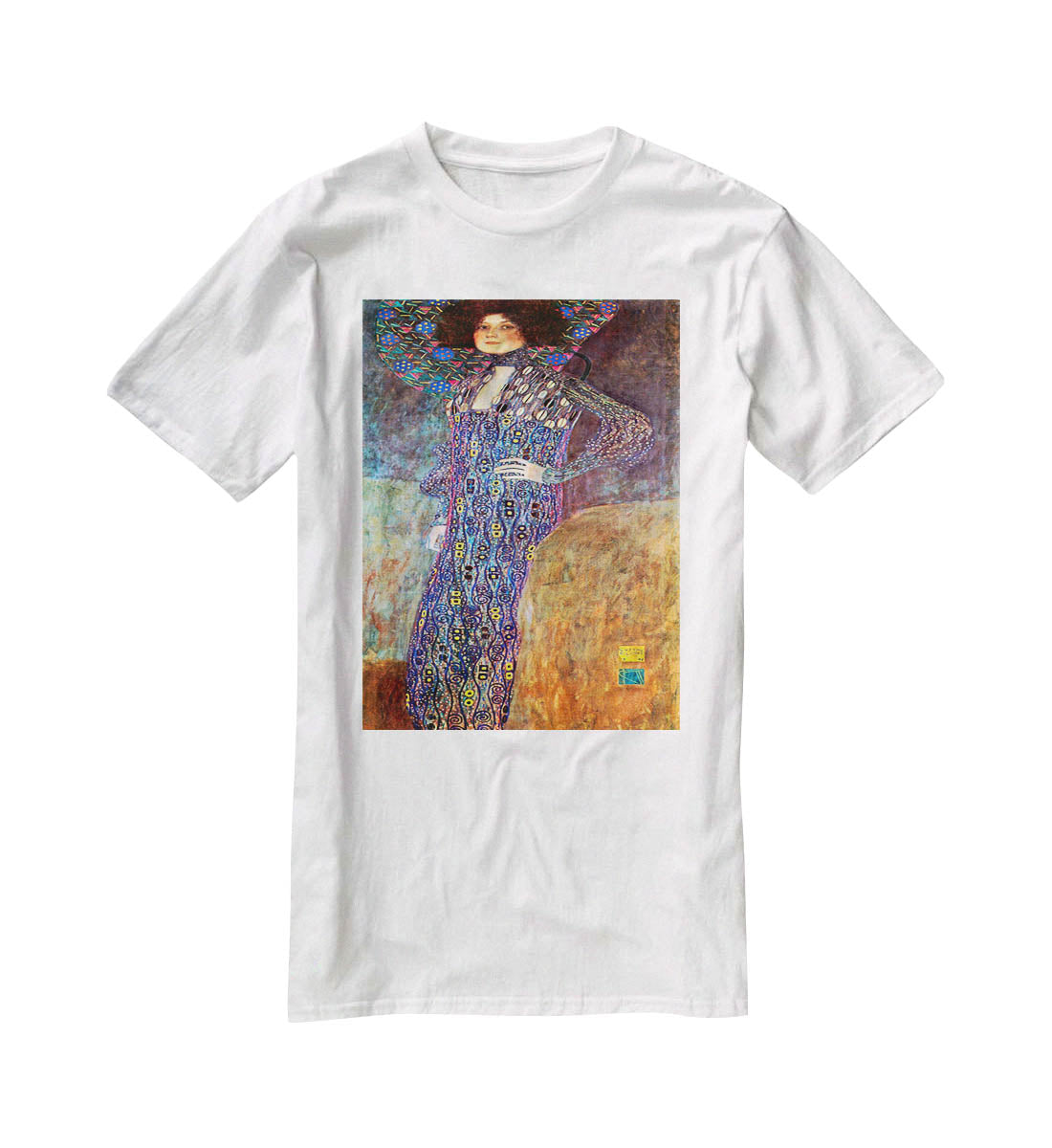 Portrait of Emily Floge by Klimt T-Shirt - Canvas Art Rocks - 5