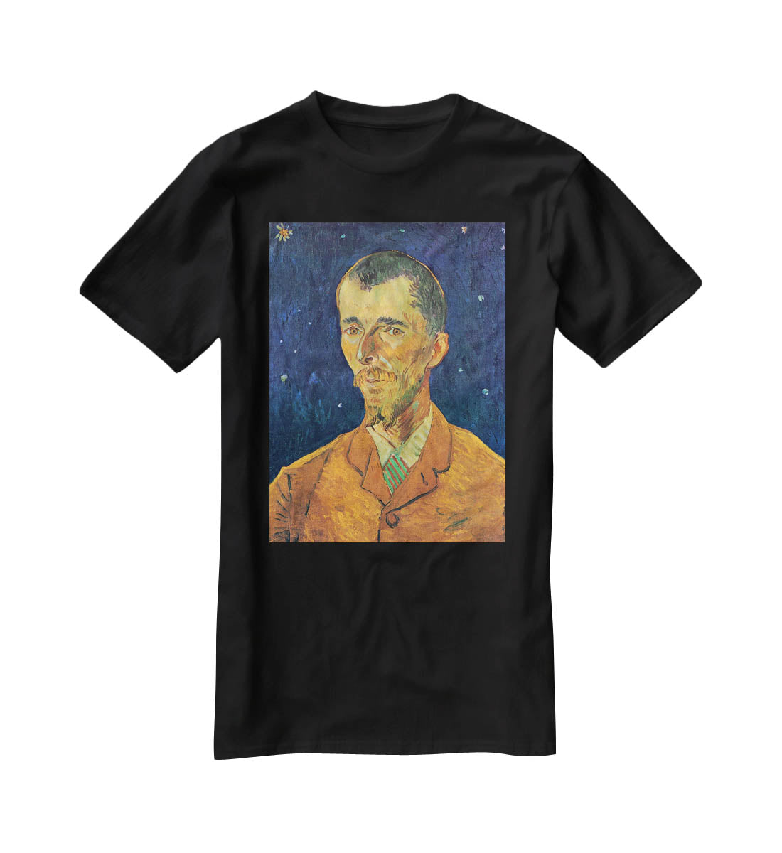 Portrait of Eugene Boch by Van Gogh T-Shirt - Canvas Art Rocks - 1