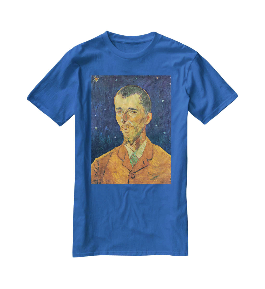 Portrait of Eugene Boch by Van Gogh T-Shirt - Canvas Art Rocks - 2