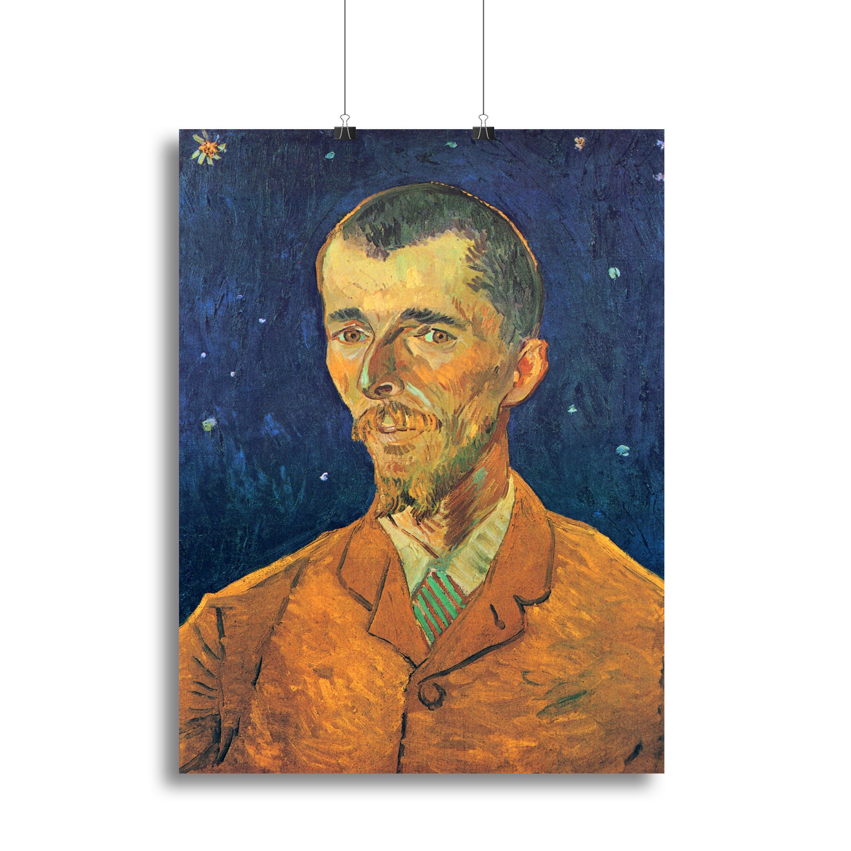 Portrait of Eugene Boch by Van Gogh Canvas Print or Poster - Canvas Art Rocks - 2