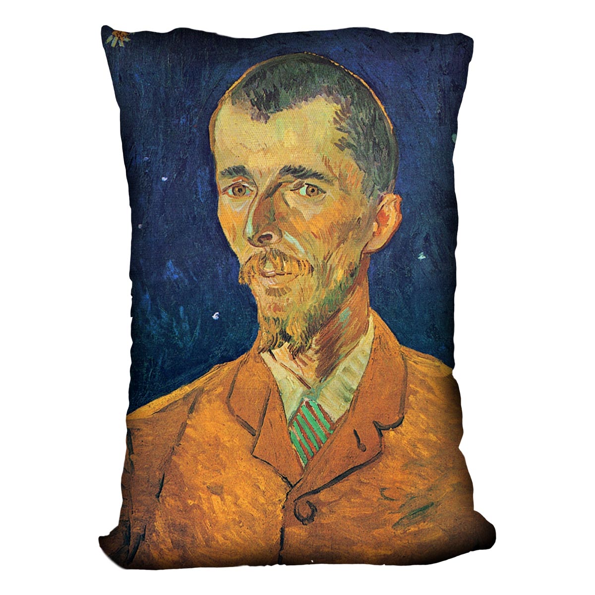 Portrait of Eugene Boch by Van Gogh Cushion
