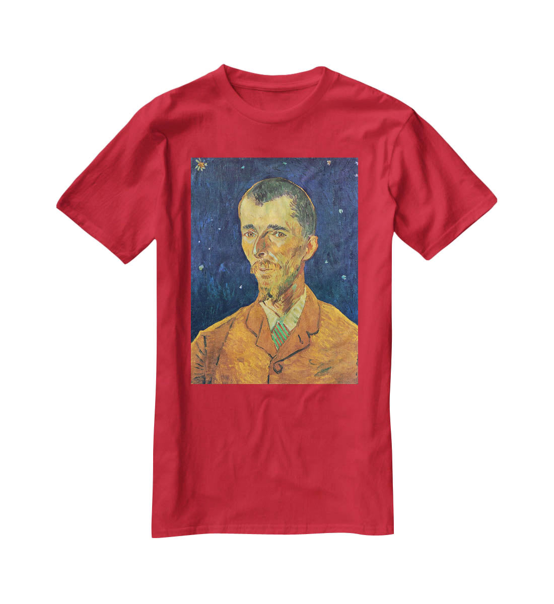Portrait of Eugene Boch by Van Gogh T-Shirt - Canvas Art Rocks - 4