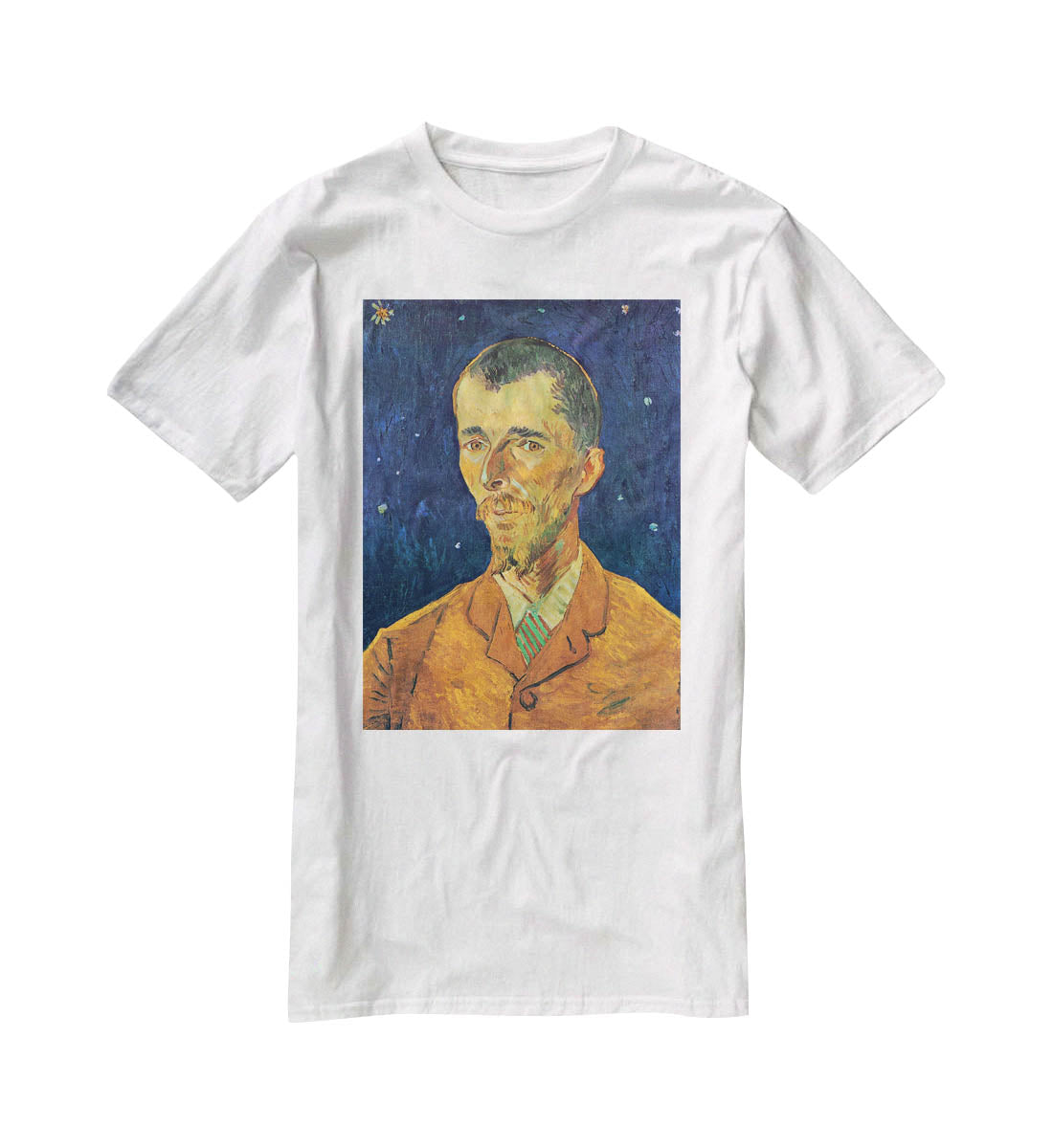 Portrait of Eugene Boch by Van Gogh T-Shirt - Canvas Art Rocks - 5