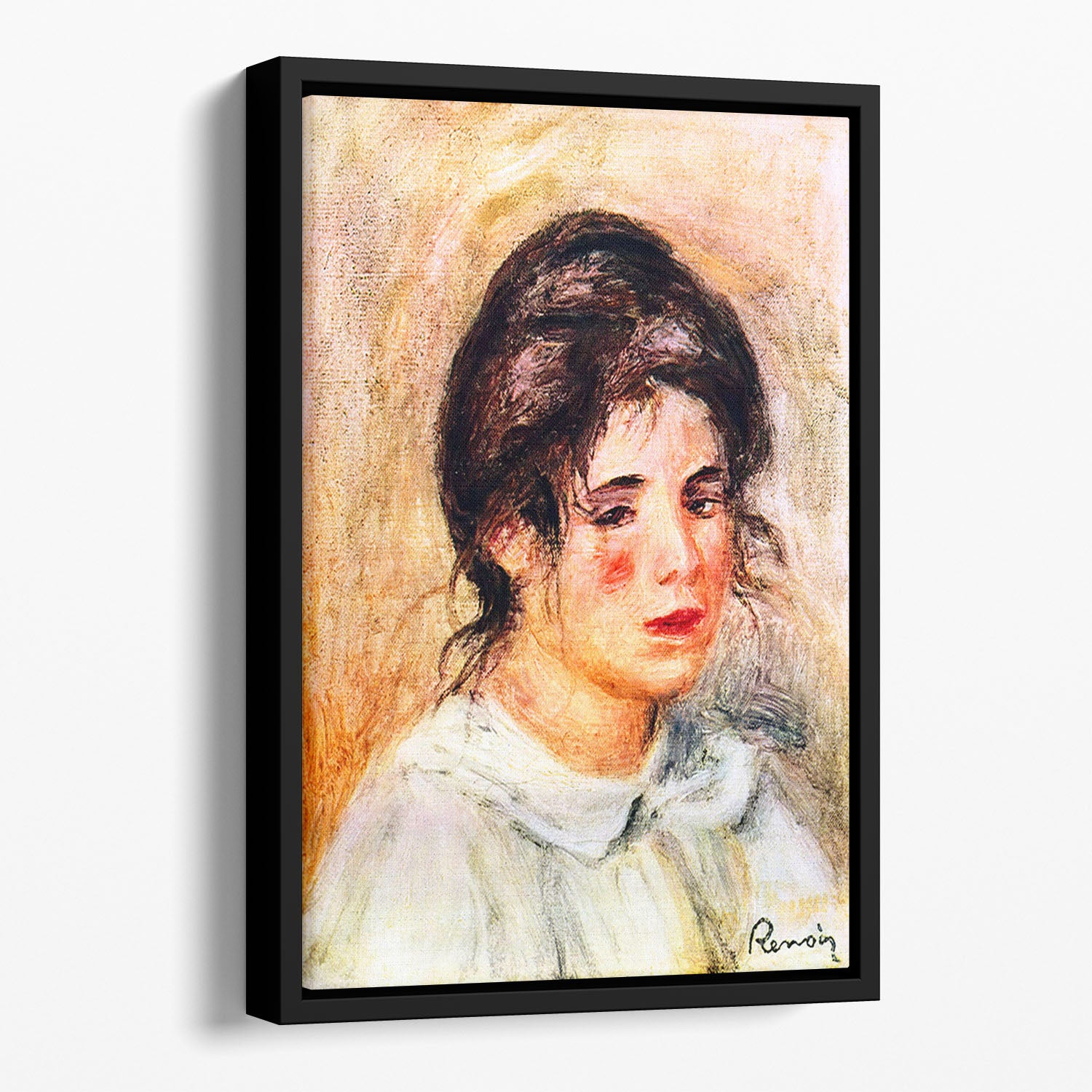 Portrait of Gabrielle by Renoir Floating Framed Canvas
