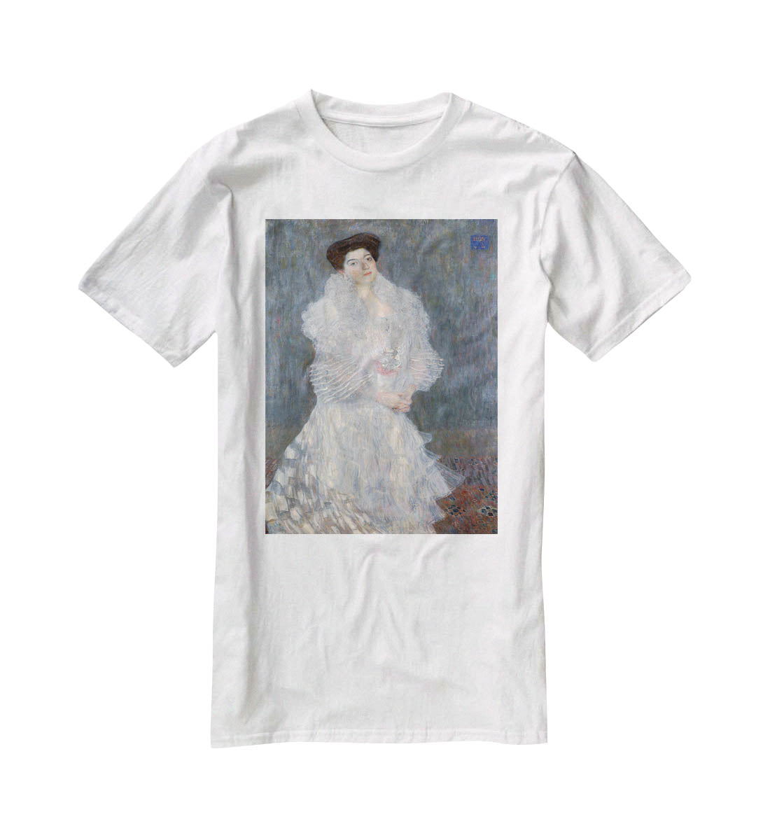 Portrait of Hermine Gallia by Klimt T-Shirt - Canvas Art Rocks - 5