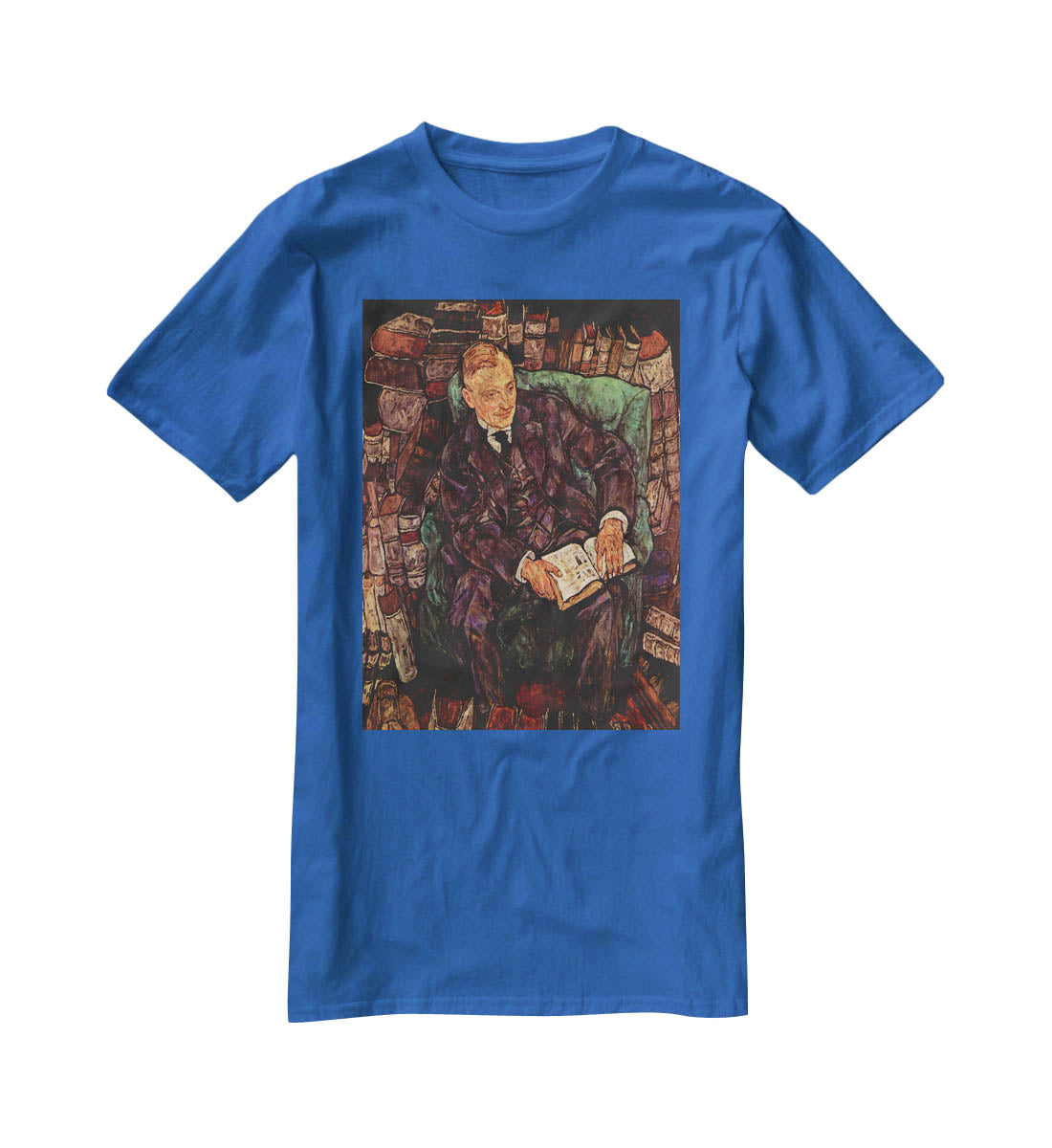 Portrait of Hugo Koller by Egon Schiele T-Shirt - Canvas Art Rocks - 2