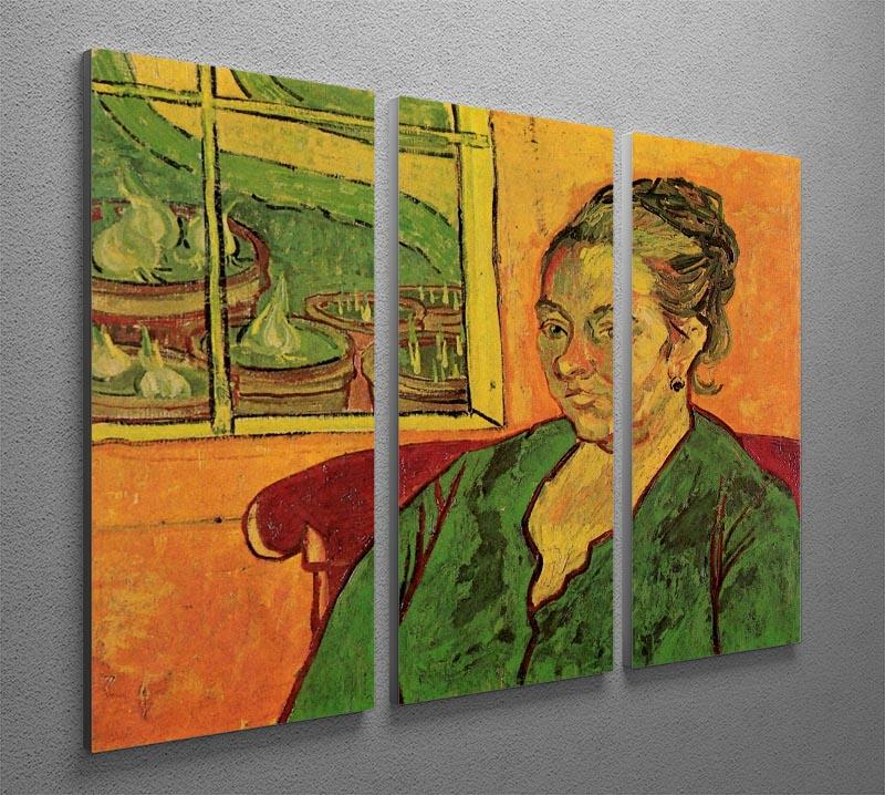 Portrait of Madame Augustine Roulin by Van Gogh 3 Split Panel Canvas Print - Canvas Art Rocks - 4