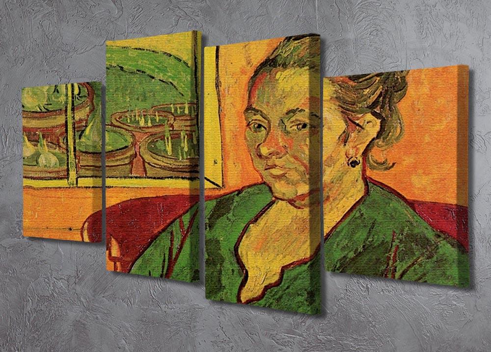 Portrait of Madame Augustine Roulin by Van Gogh 4 Split Panel Canvas - Canvas Art Rocks - 2