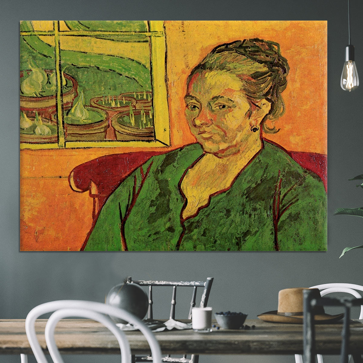 Portrait of Madame Augustine Roulin by Van Gogh Canvas Print or Poster - Canvas Art Rocks - 3