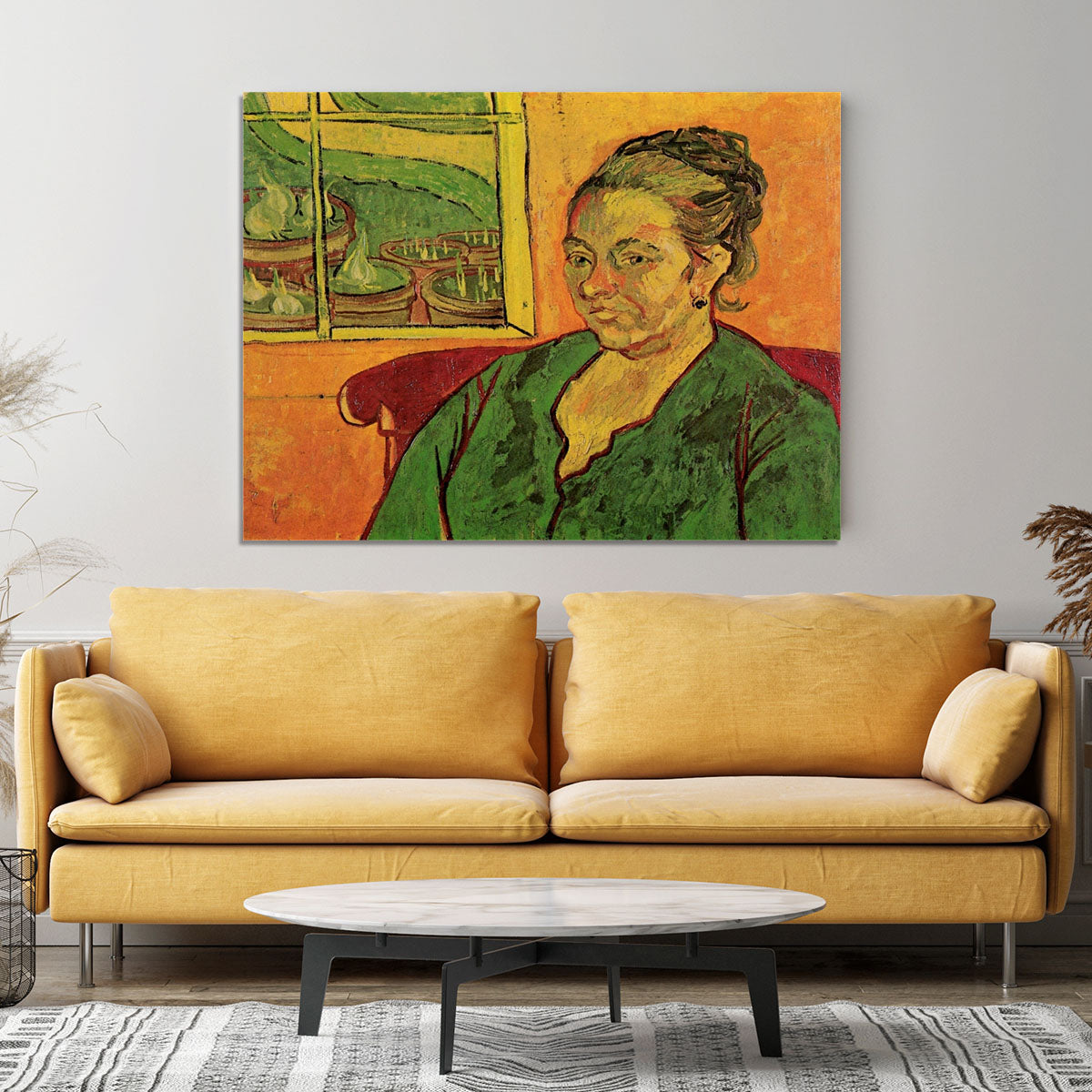 Portrait of Madame Augustine Roulin by Van Gogh Canvas Print or Poster - Canvas Art Rocks - 4
