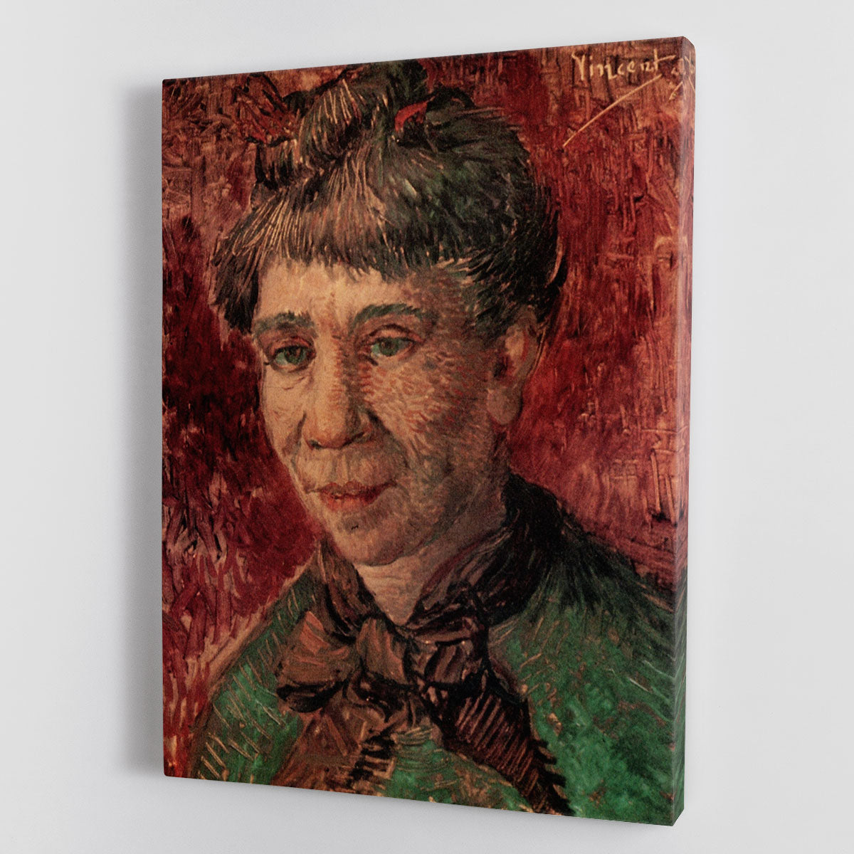 Portrait of Madame Tanguy by Van Gogh Canvas Print or Poster - Canvas Art Rocks - 1