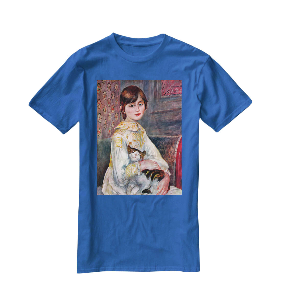Portrait of Mademoiselle Julie Manet by Renoir T-Shirt - Canvas Art Rocks - 2