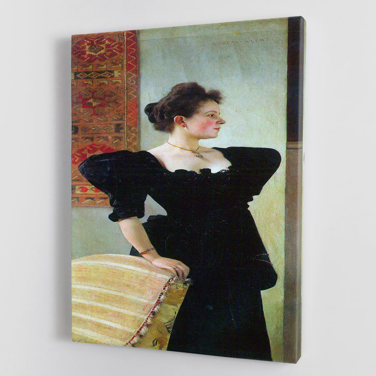 Portrait of Marie Breunig by Klimt Canvas Print or Poster - Canvas Art Rocks - 1