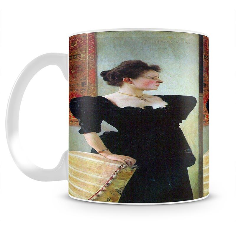 Portrait of Marie Breunig by Klimt Mug - Canvas Art Rocks - 2