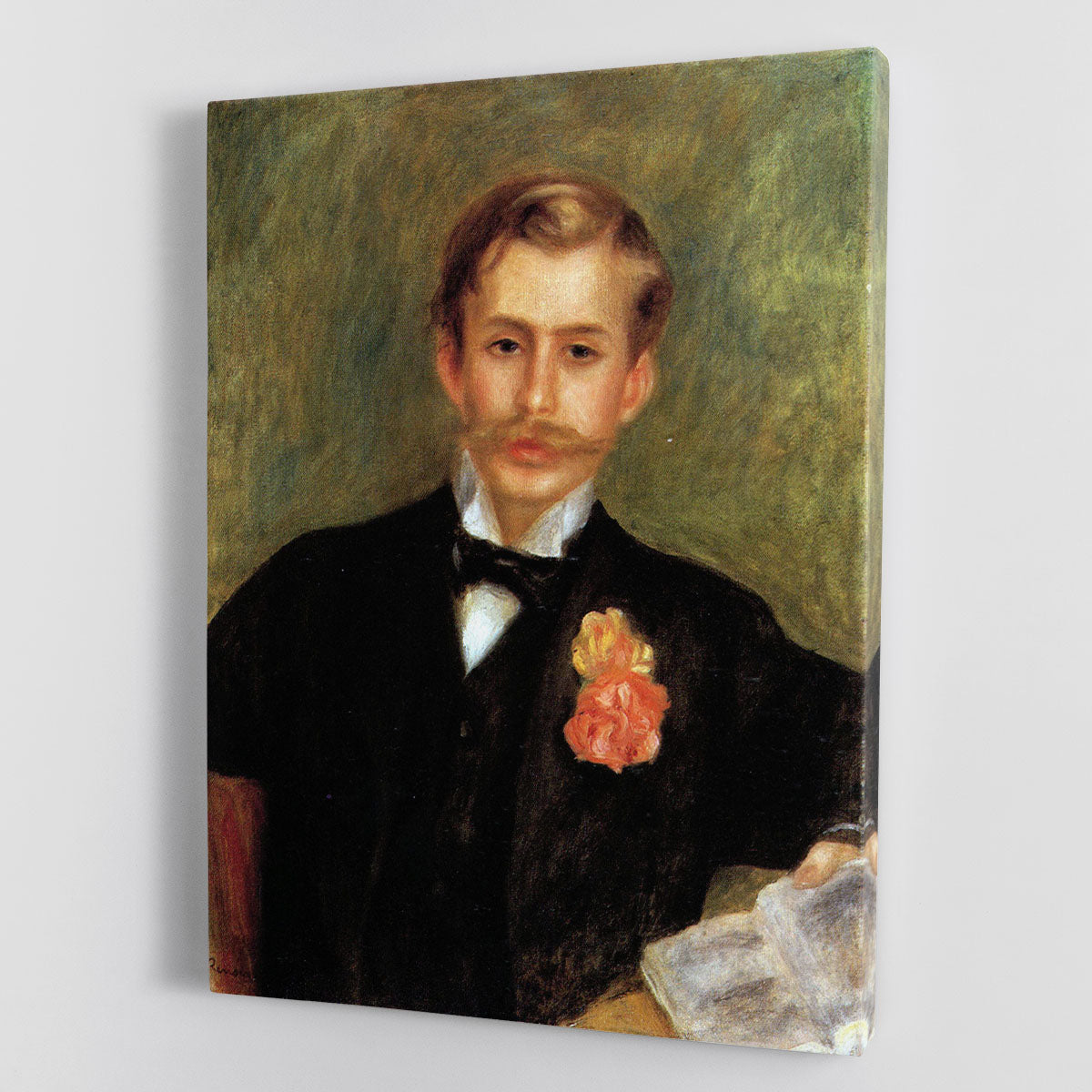 Portrait of Monsier Germaine by Renoir Canvas Print or Poster - Canvas Art Rocks - 1
