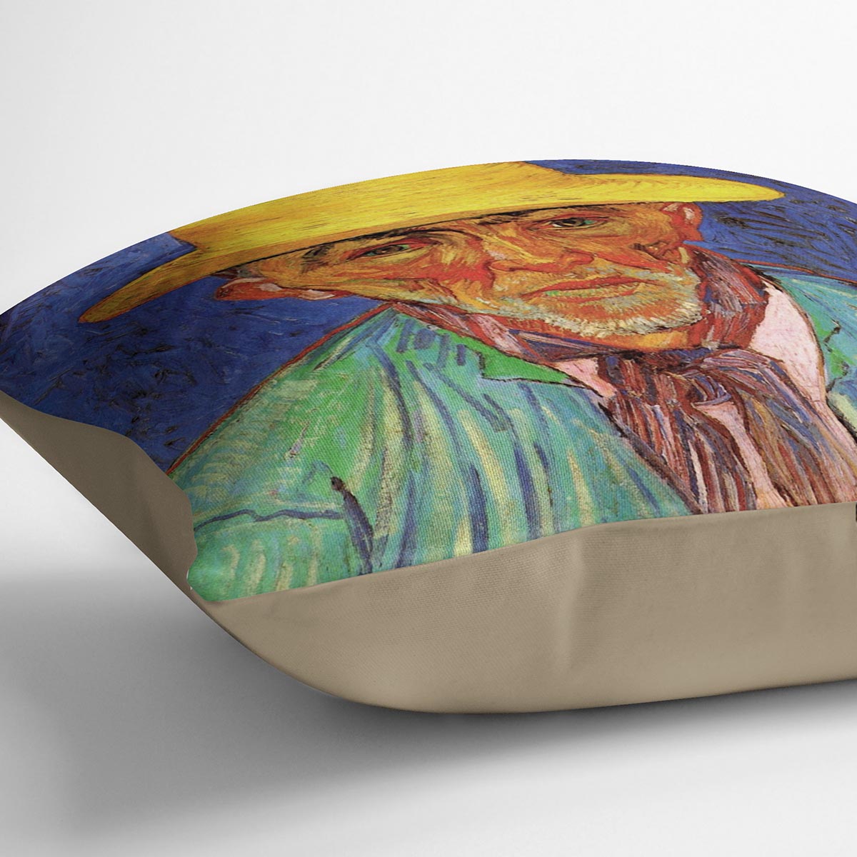 Portrait of Patience Escalier Shepherd in Provence by Van Gogh Cushion