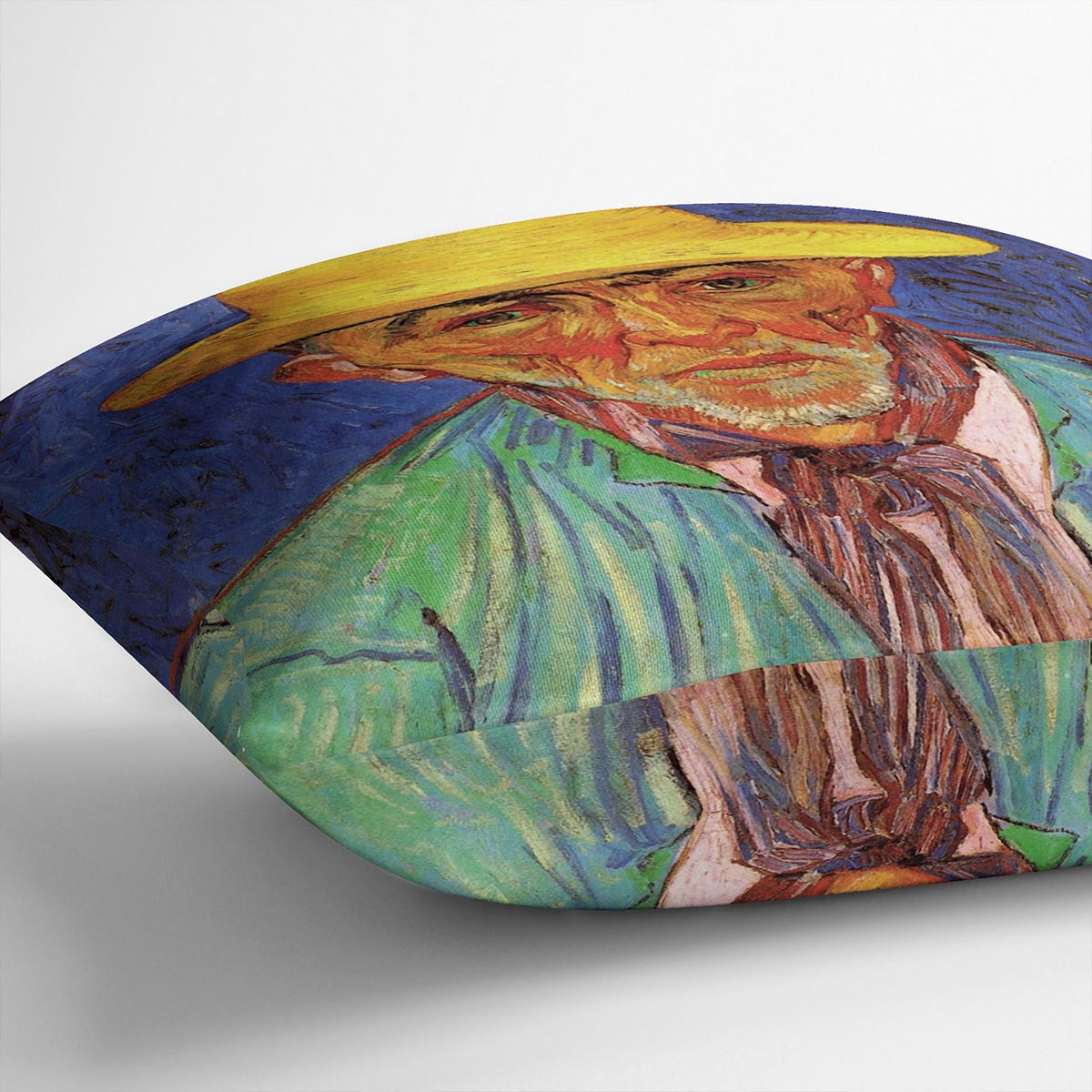 Portrait of Patience Escalier Shepherd in Provence by Van Gogh Cushion