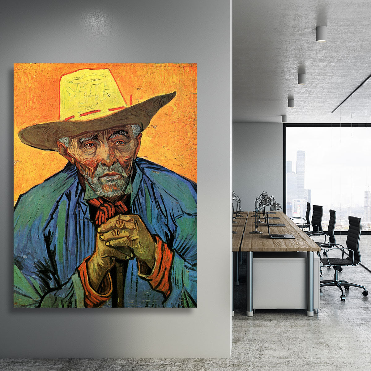 Portrait of Patience Escalier by Van Gogh Canvas Print or Poster - Canvas Art Rocks - 3