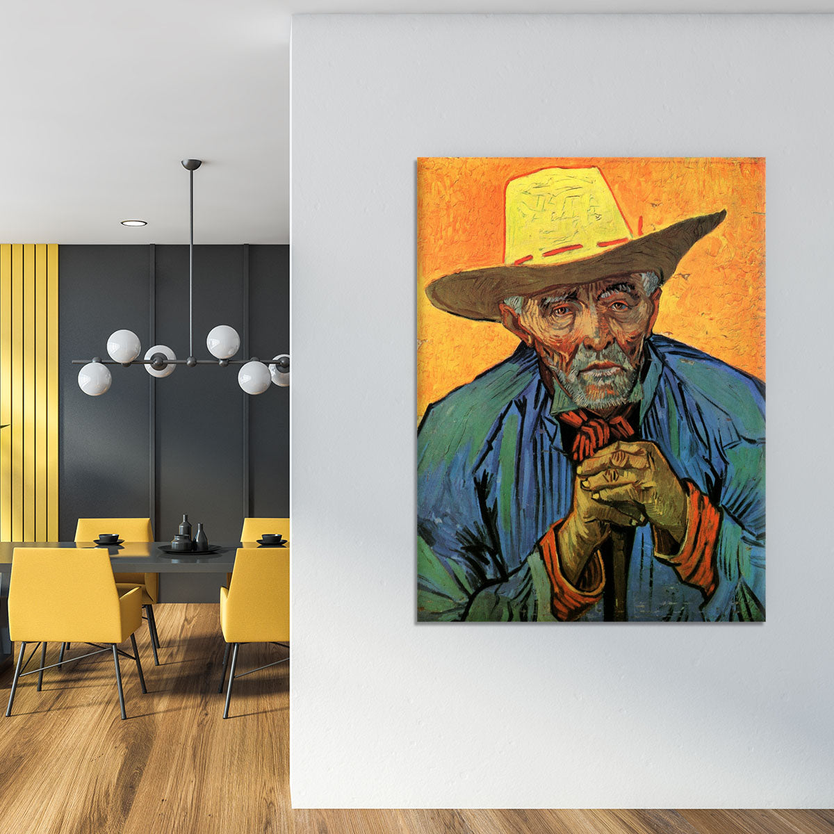 Portrait of Patience Escalier by Van Gogh Canvas Print or Poster - Canvas Art Rocks - 4