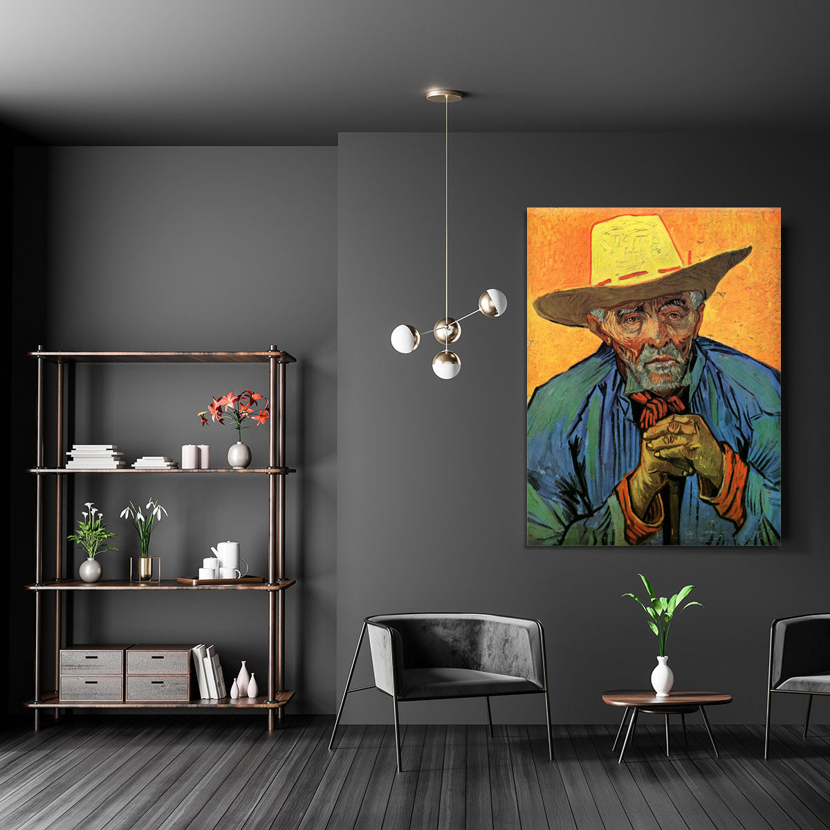 Portrait of Patience Escalier by Van Gogh Canvas Print or Poster - Canvas Art Rocks - 5