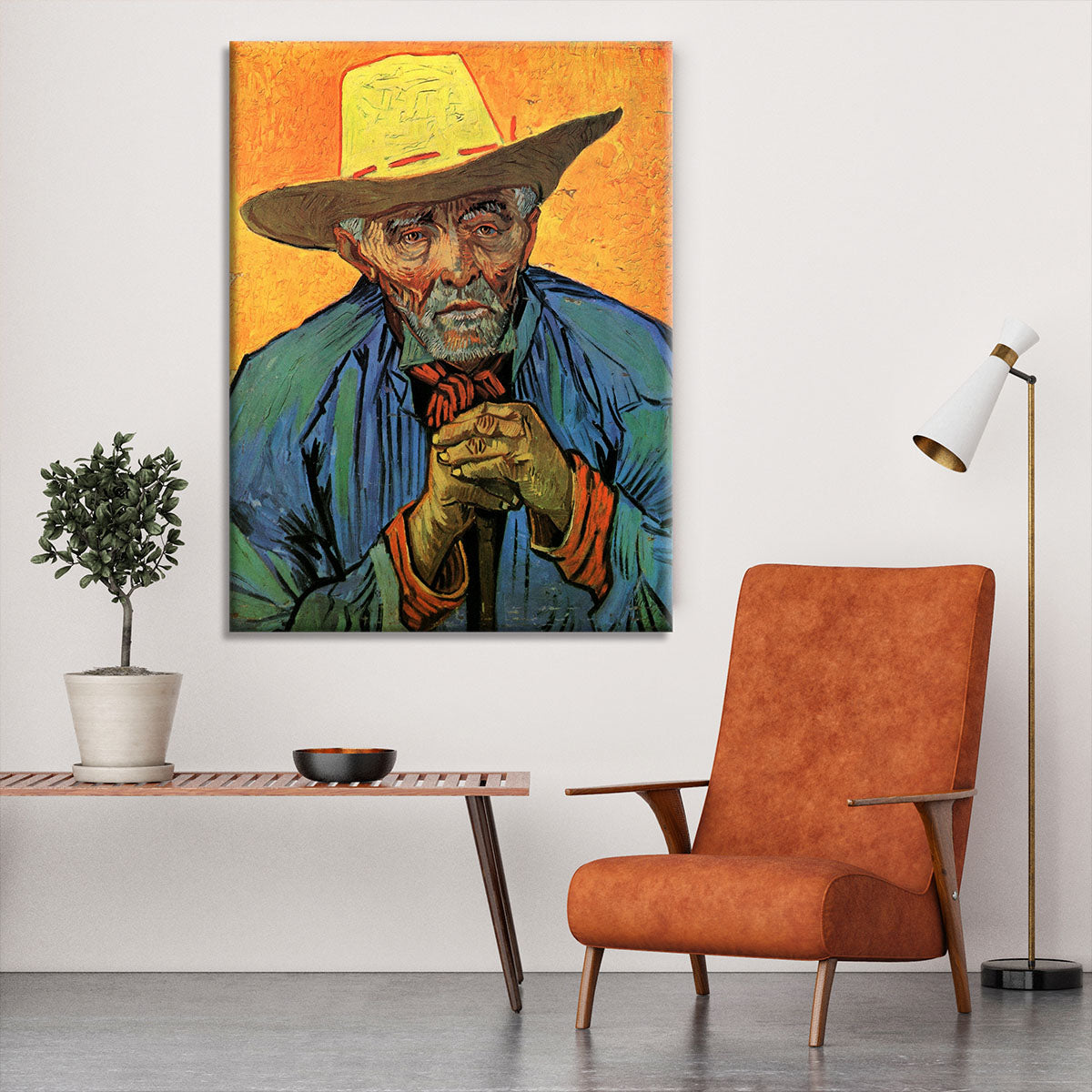 Portrait of Patience Escalier by Van Gogh Canvas Print or Poster - Canvas Art Rocks - 6