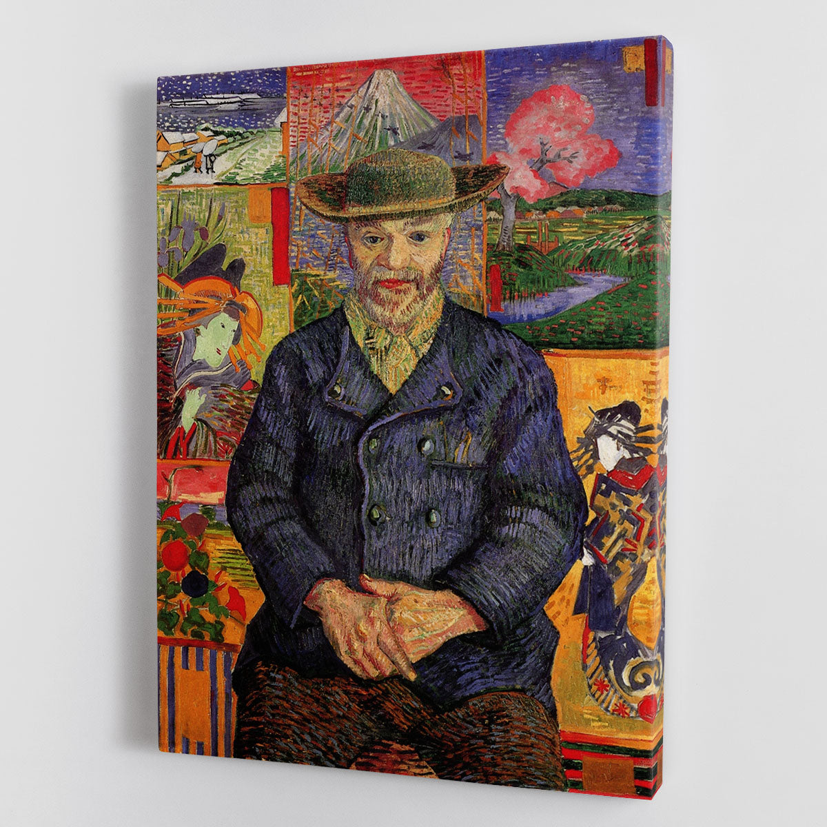 Portrait of Pere Tanguy by Van Gogh Canvas Print or Poster - Canvas Art Rocks - 1
