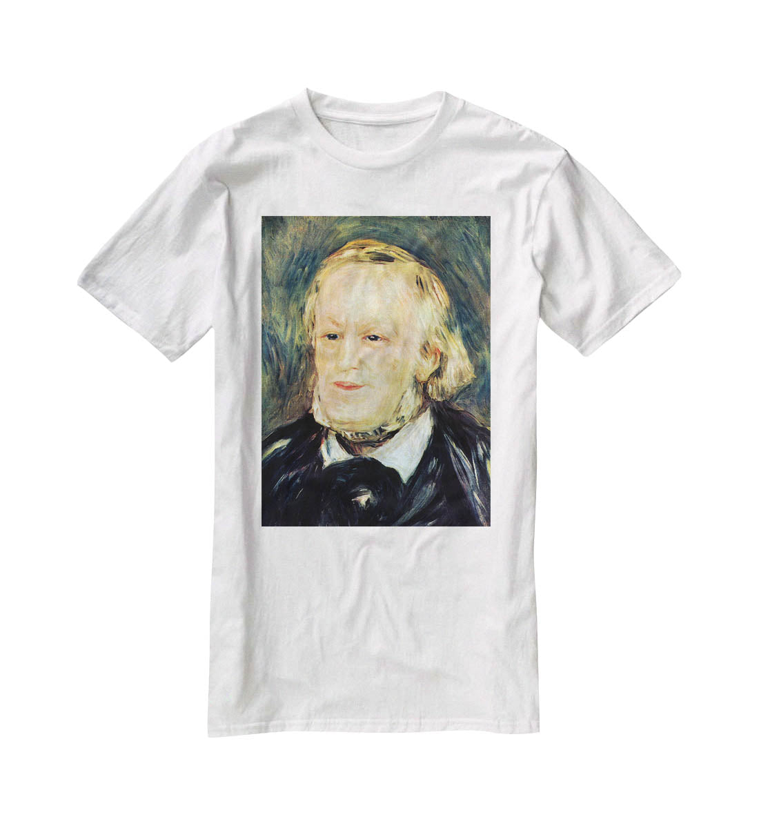 Portrait of Richard Wagner by Renoir T-Shirt - Canvas Art Rocks - 5