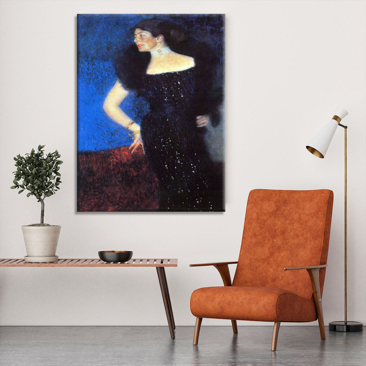 Portrait of Rose von Rosthorn Friedmann by Klimt Canvas Print or Poster - Canvas Art Rocks - 6