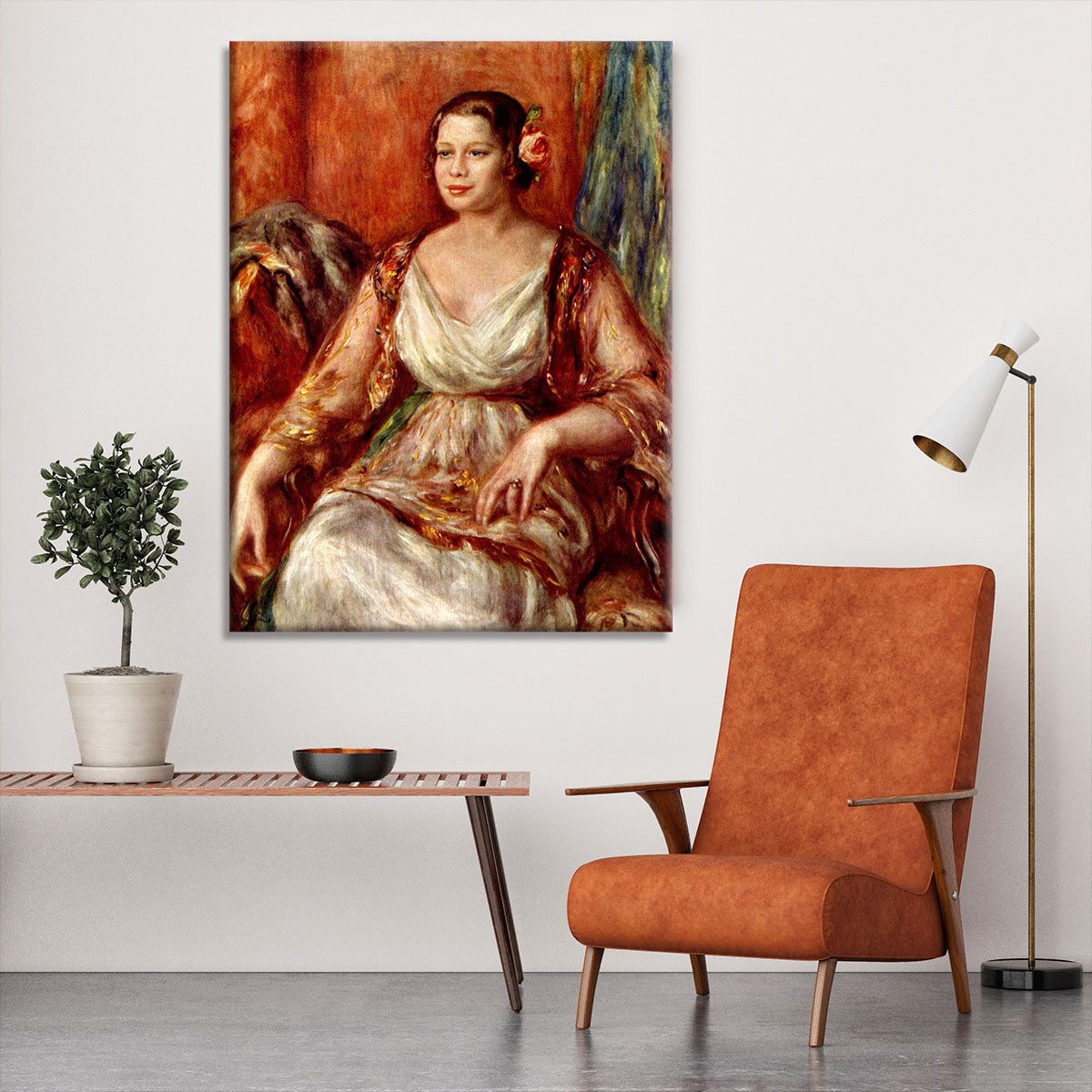 Portrait of Tilla Durieux by Renoir Canvas Print or Poster - Canvas Art Rocks - 6