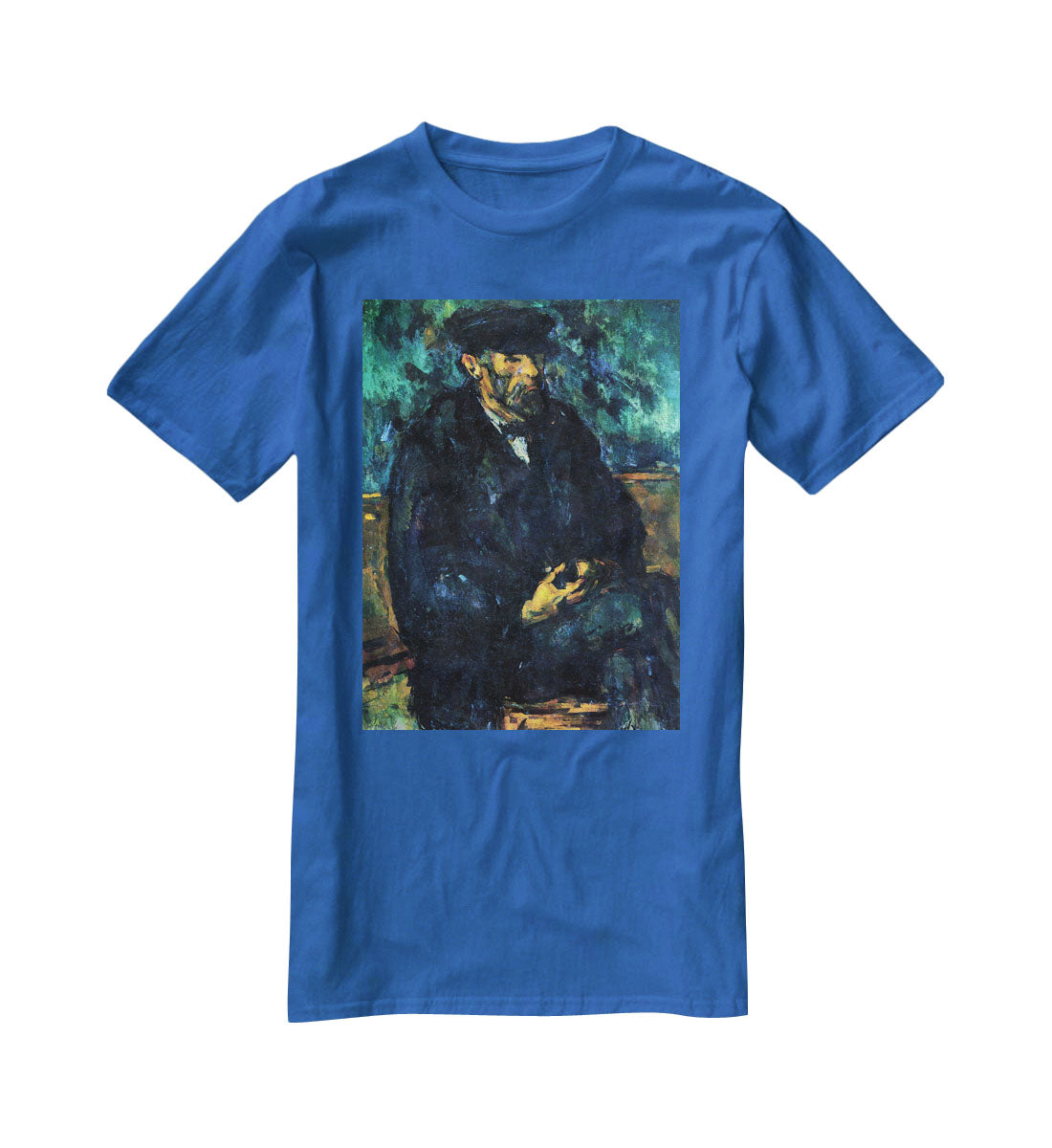 Portrait of Vallier by Cezanne T-Shirt - Canvas Art Rocks - 2