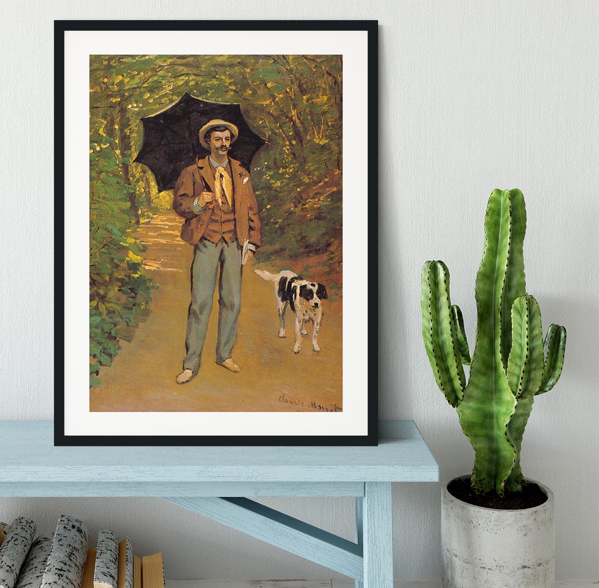Portrait of Victor Jacquemont by Monet Framed Print - Canvas Art Rocks - 1