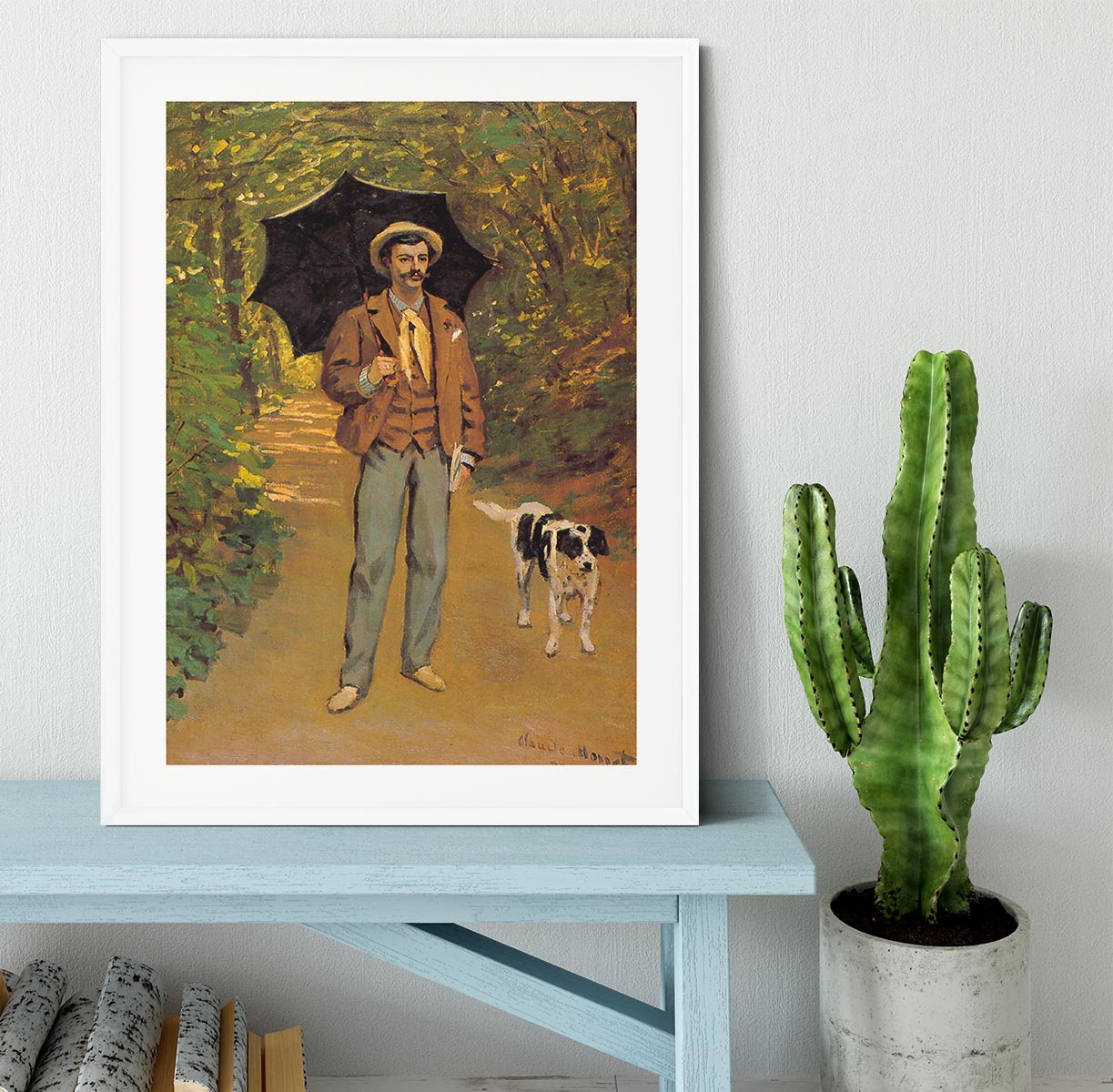 Portrait of Victor Jacquemont by Monet Framed Print - Canvas Art Rocks - 5