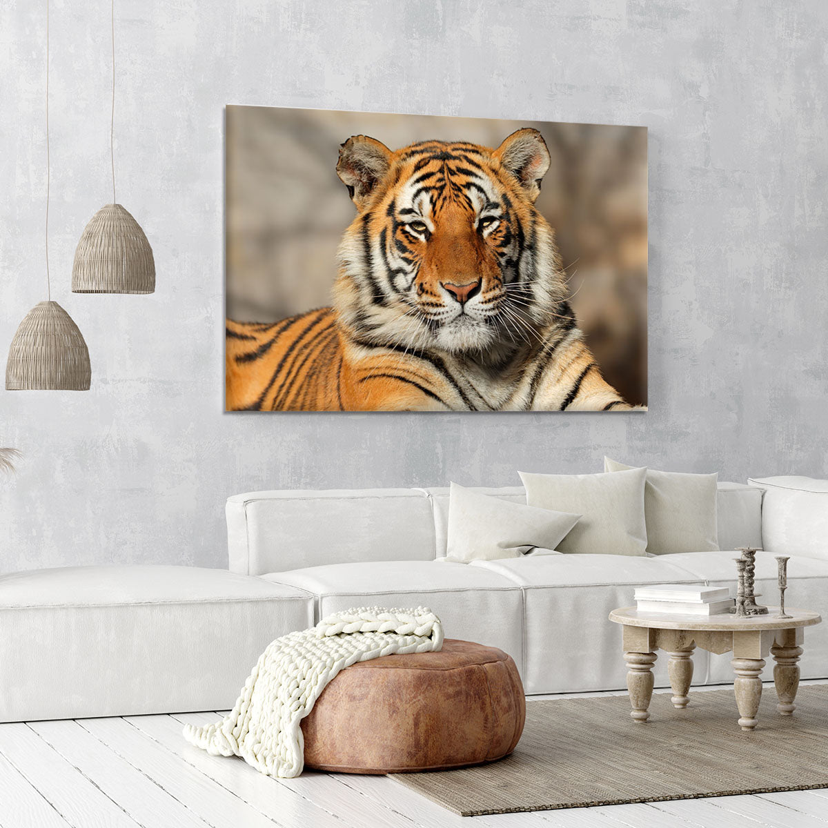 Portrait of a Bengal tiger Canvas Print or Poster - Canvas Art Rocks - 6