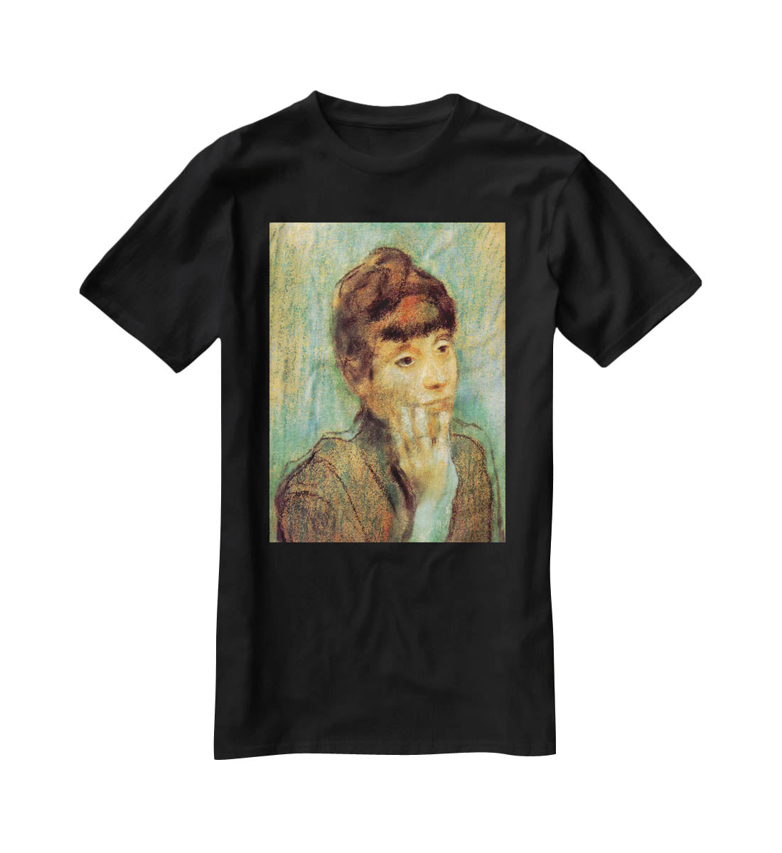 Portrait of a Lady by Degas T-Shirt - Canvas Art Rocks - 1