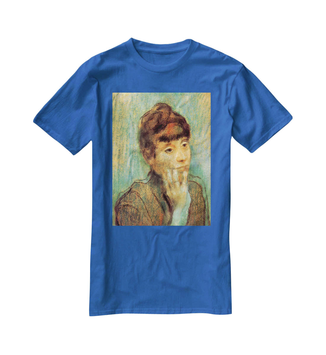 Portrait of a Lady by Degas T-Shirt - Canvas Art Rocks - 2