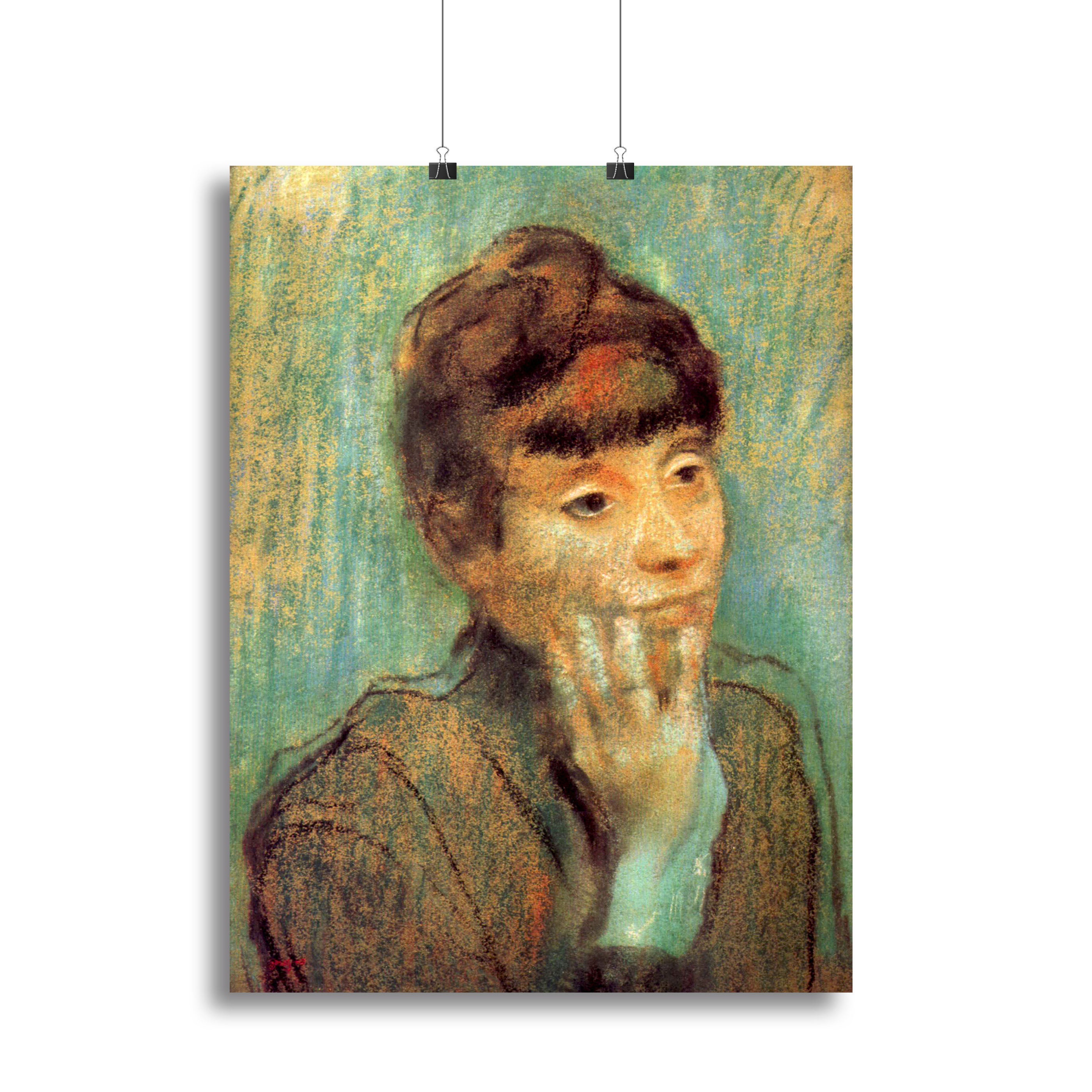 Portrait of a Lady by Degas Canvas Print or Poster - Canvas Art Rocks - 2