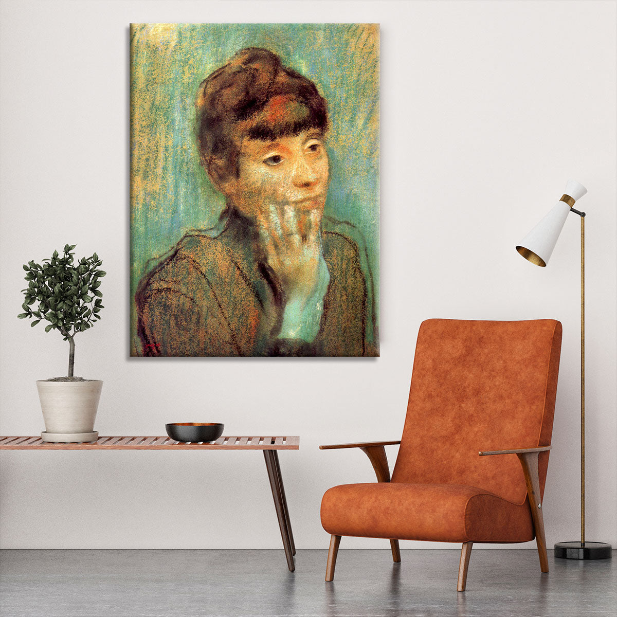 Portrait of a Lady by Degas Canvas Print or Poster - Canvas Art Rocks - 6
