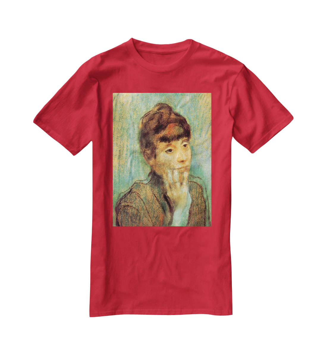 Portrait of a Lady by Degas T-Shirt - Canvas Art Rocks - 4