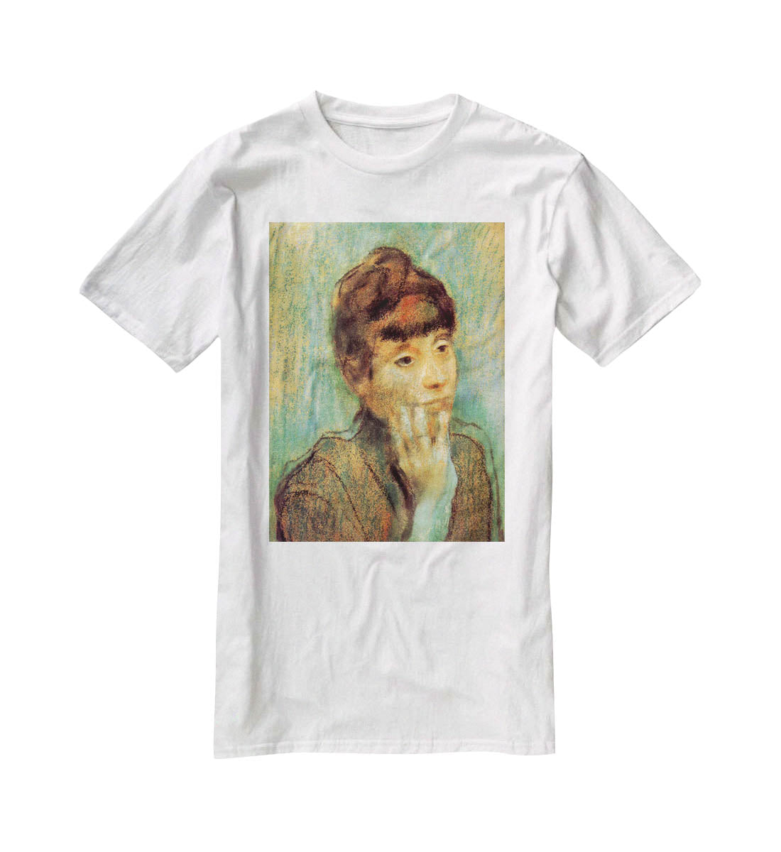 Portrait of a Lady by Degas T-Shirt - Canvas Art Rocks - 5