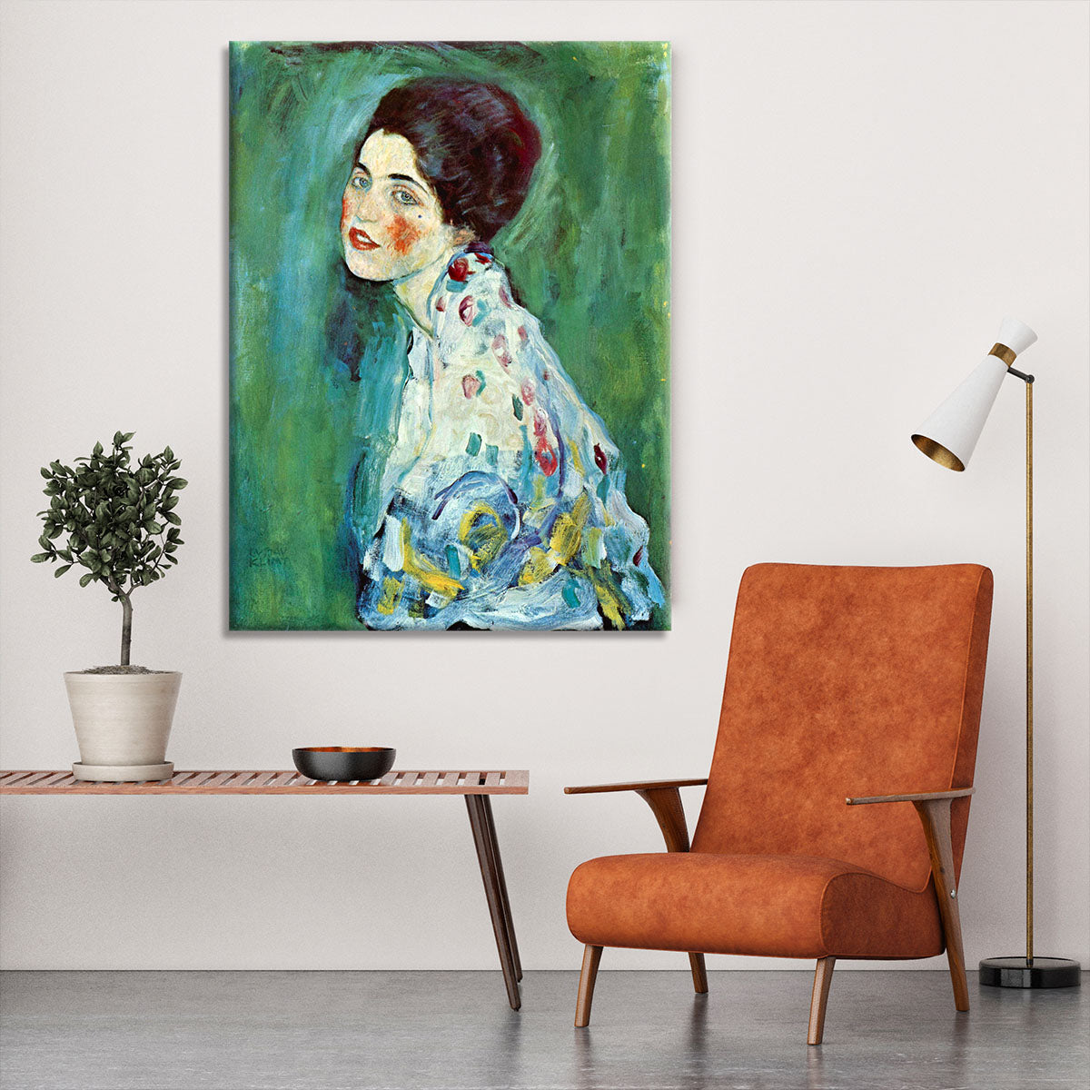 Portrait of a Lady by Klimt Canvas Print or Poster - Canvas Art Rocks - 6
