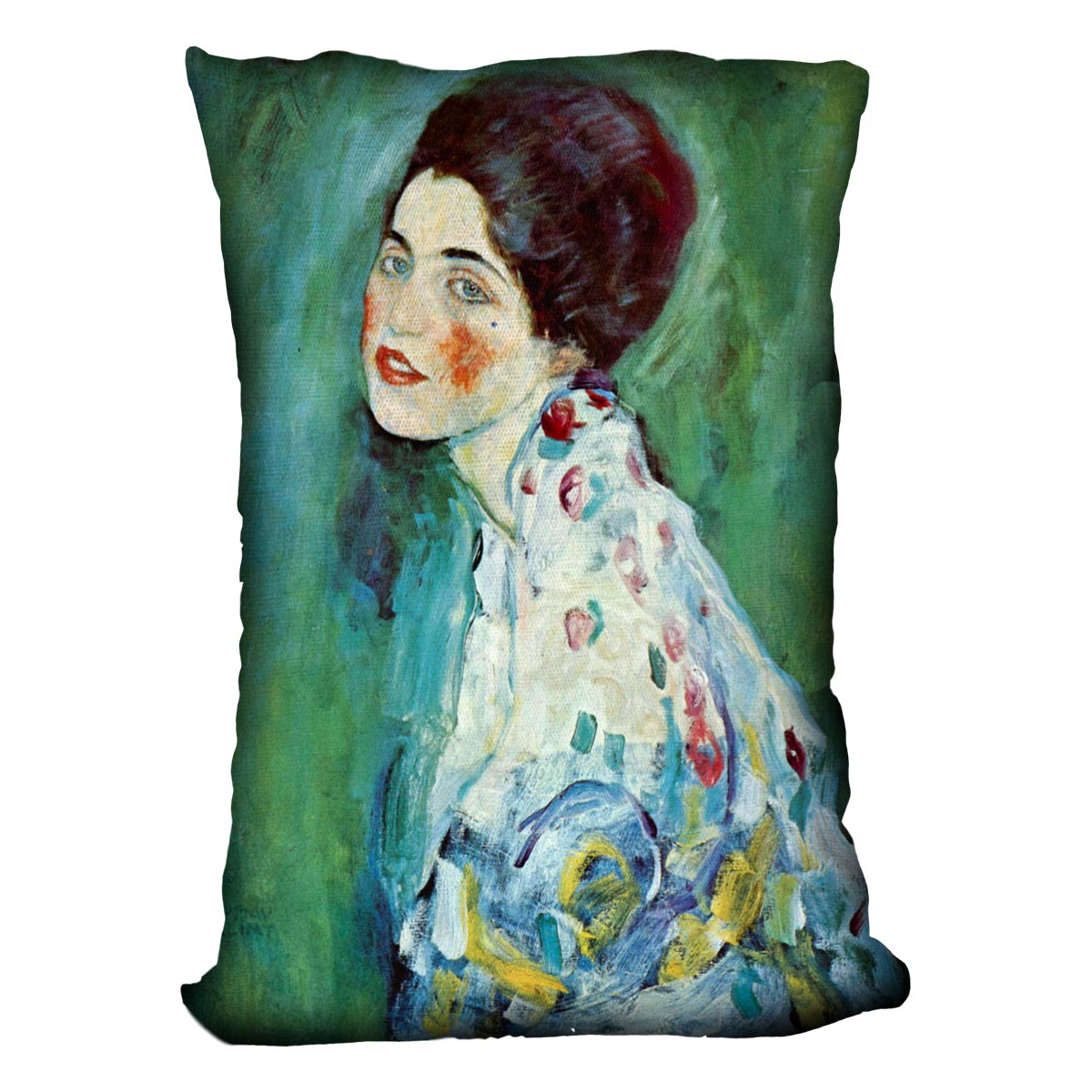 Portrait of a Lady by Klimt Cushion