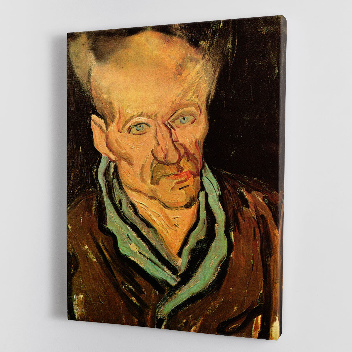 Portrait of a Patient in Saint-Paul Hospital by Van Gogh Canvas Print or Poster - Canvas Art Rocks - 1