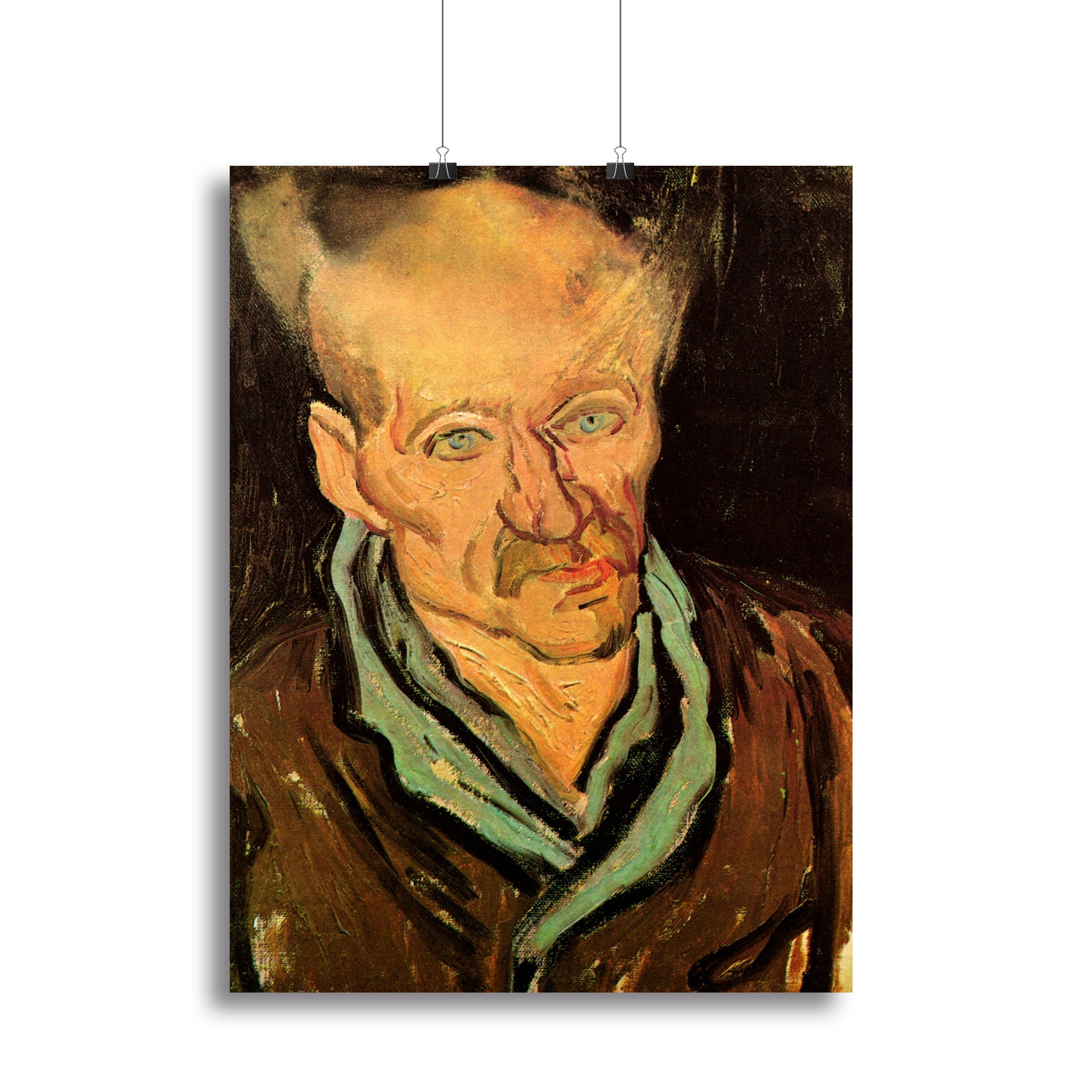 Portrait of a Patient in Saint-Paul Hospital by Van Gogh Canvas Print or Poster - Canvas Art Rocks - 2
