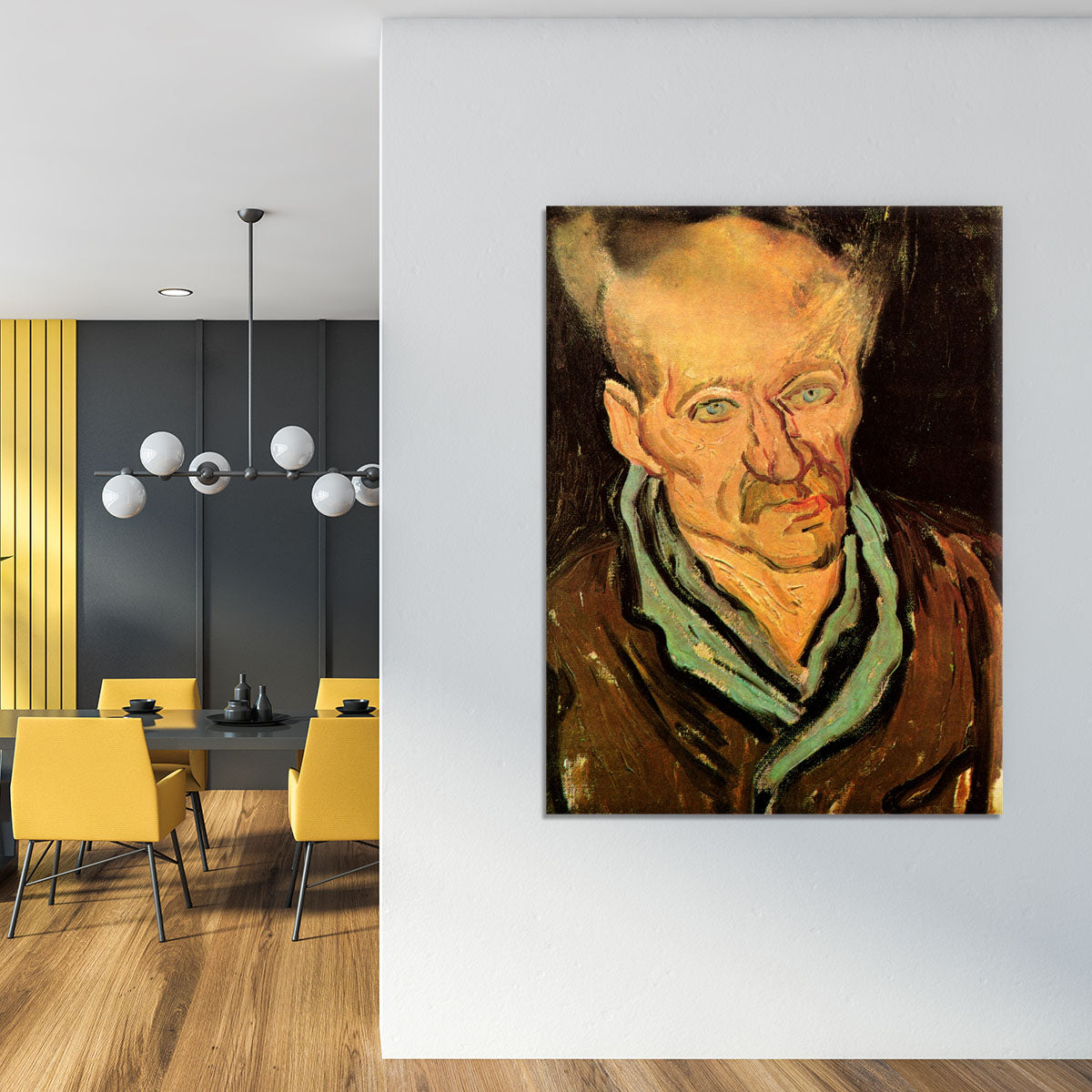 Portrait of a Patient in Saint-Paul Hospital by Van Gogh Canvas Print or Poster - Canvas Art Rocks - 4