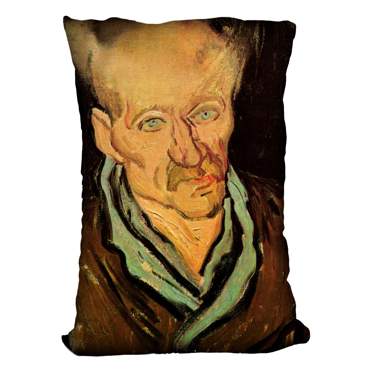 Portrait of a Patient in Saint-Paul Hospital by Van Gogh Cushion