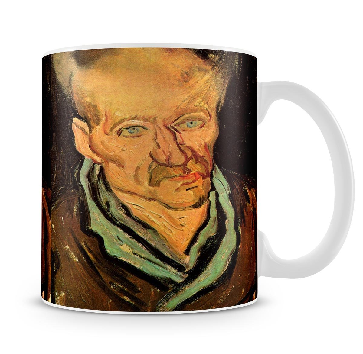 Portrait of a Patient in Saint-Paul Hospital by Van Gogh Mug - Canvas Art Rocks - 4