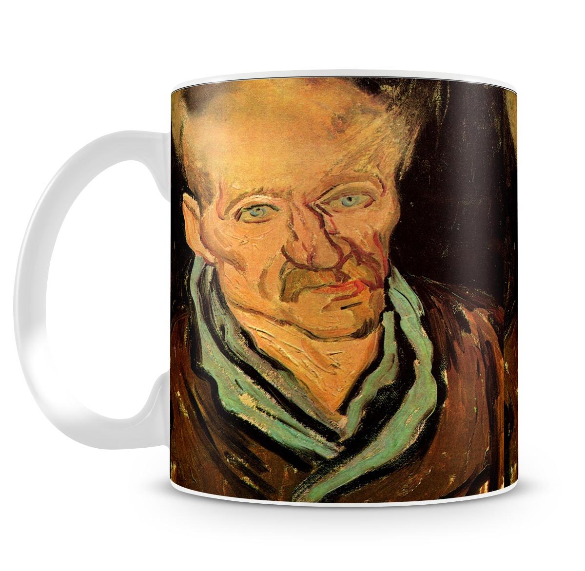 Portrait of a Patient in Saint-Paul Hospital by Van Gogh Mug - Canvas Art Rocks - 4