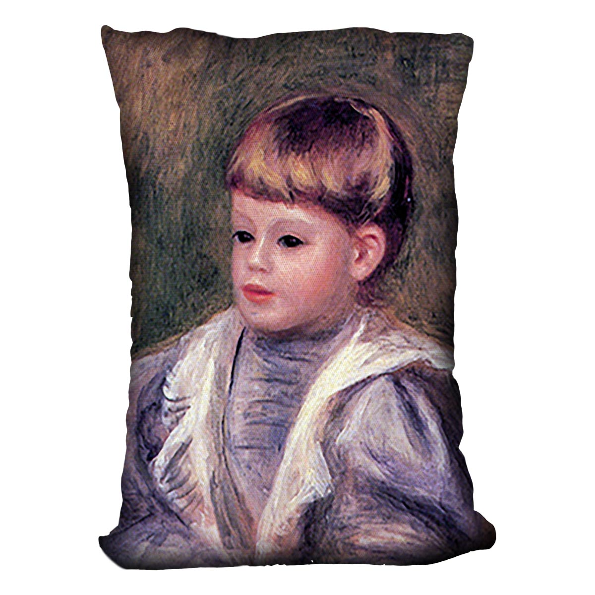 Portrait of a child Philippe Gangnat by Renoir Cushion